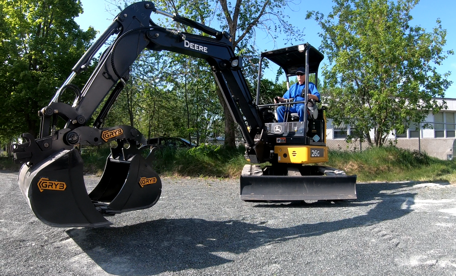 John Deere excavator coupler