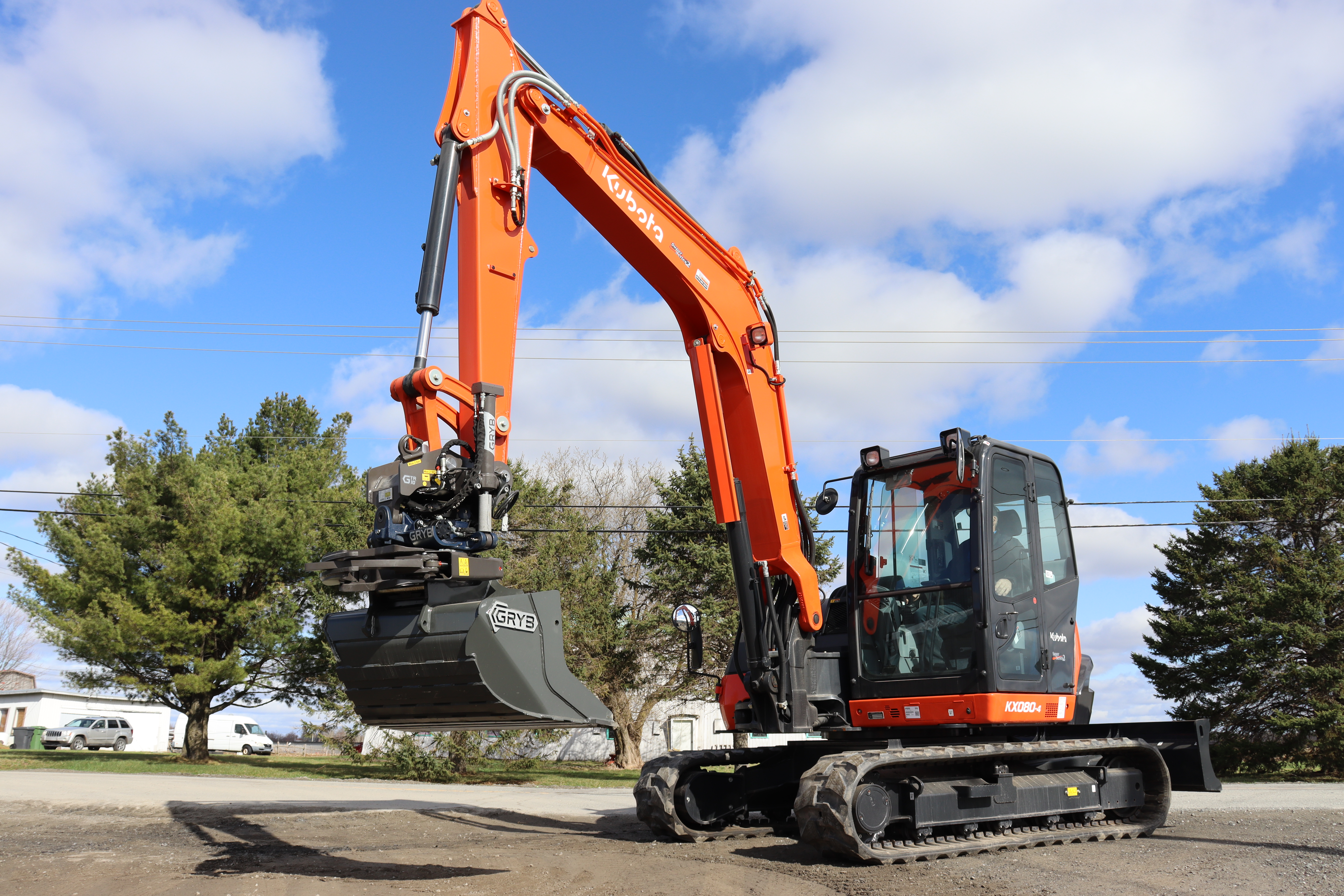 Tiltrotator for compact excavators